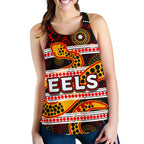 Parramatta Eels Women's Racerback Tank Tribal Style Black - Vibe Hoodie