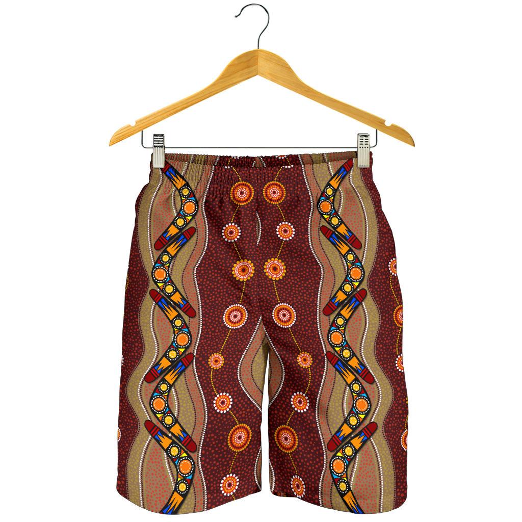 aboriginal-shorts-boomerang-patterns-circle-indigenous-dot-painting-men
