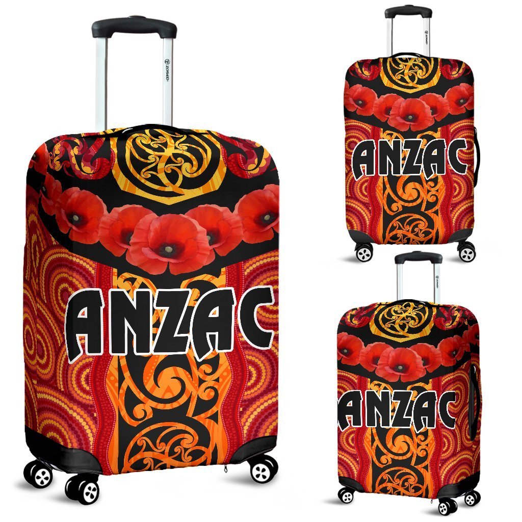 anzac-lest-we-forget-poppy-luggage-covers-new-zealand-maori-silver-fern-australia-aboriginal-no-1
