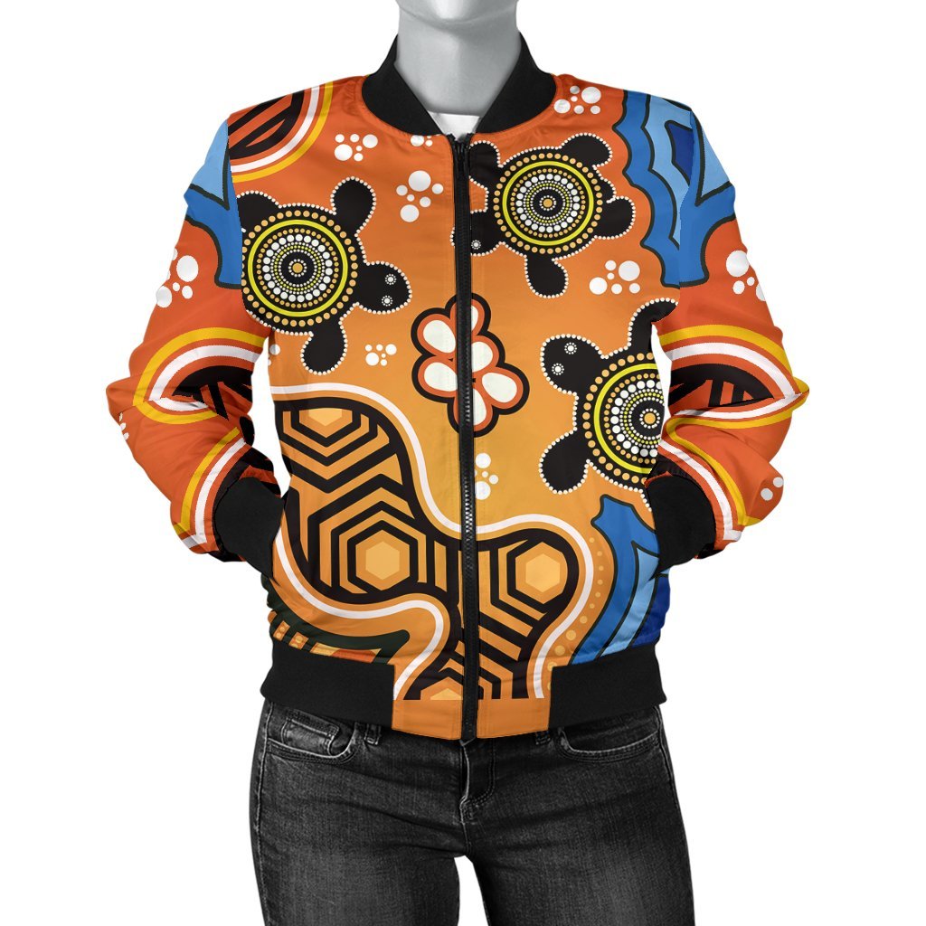 aboriginal-womens-bomber-jacket-indigenous-art-patterns-ver04