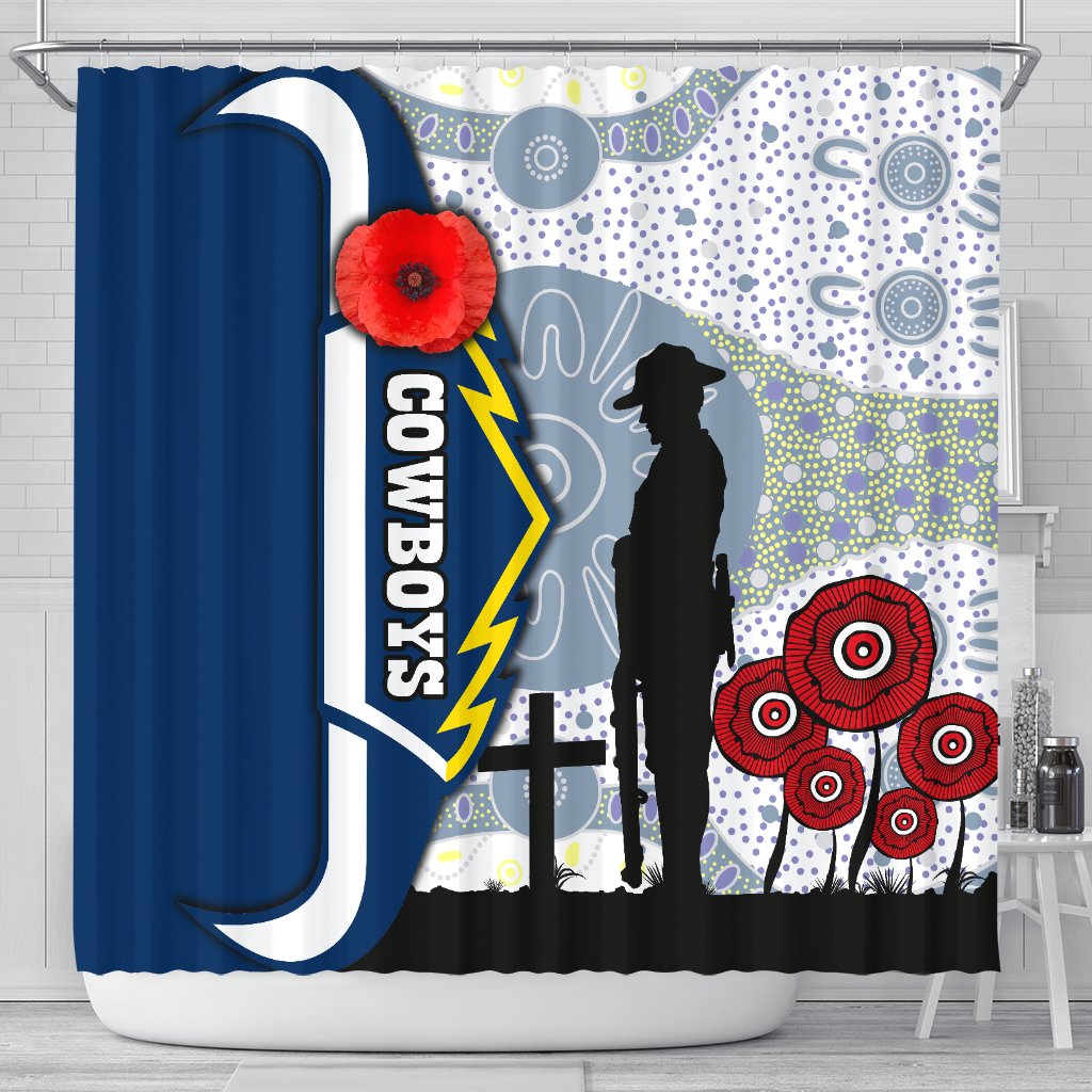 cowboys-shower-curtain-aboriginal-anzac-day