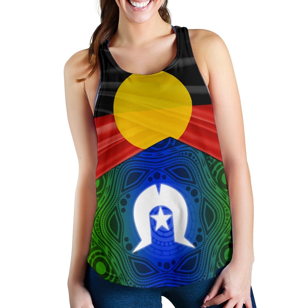 Naidoc Women's Racerback Tank - We Always Together - Vibe Hoodie