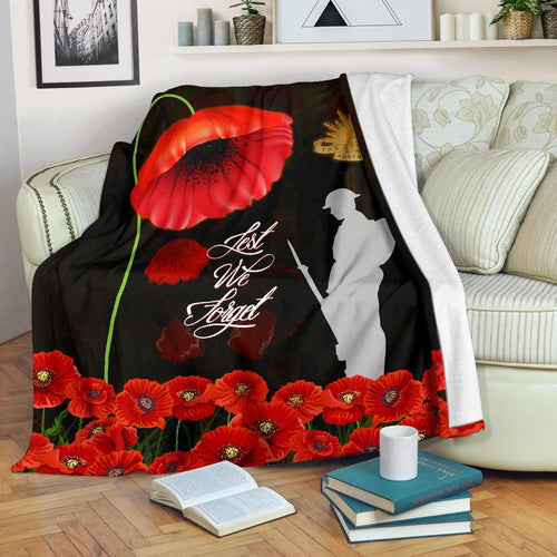 anzac-premium-blanket-remembrance-poppy-flowers