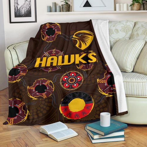 hawthorn-premium-blanket-hawks-indigenous-brown