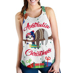 Christmas Women's Racerback Tank - Merry Christmas - Vibe Hoodie