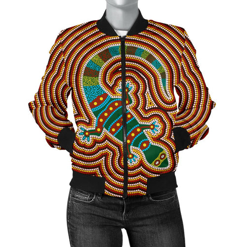 aboriginal-womens-bomber-jacket-lizard-dot-painting-patterns