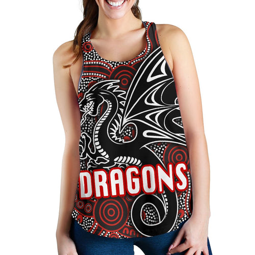 St. George Dragons Women Racerback Tank Unique Indigenous - Vibe Hoodie