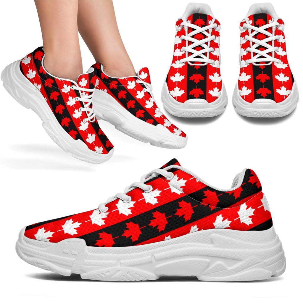 canada-pattern-chunky-sneakers