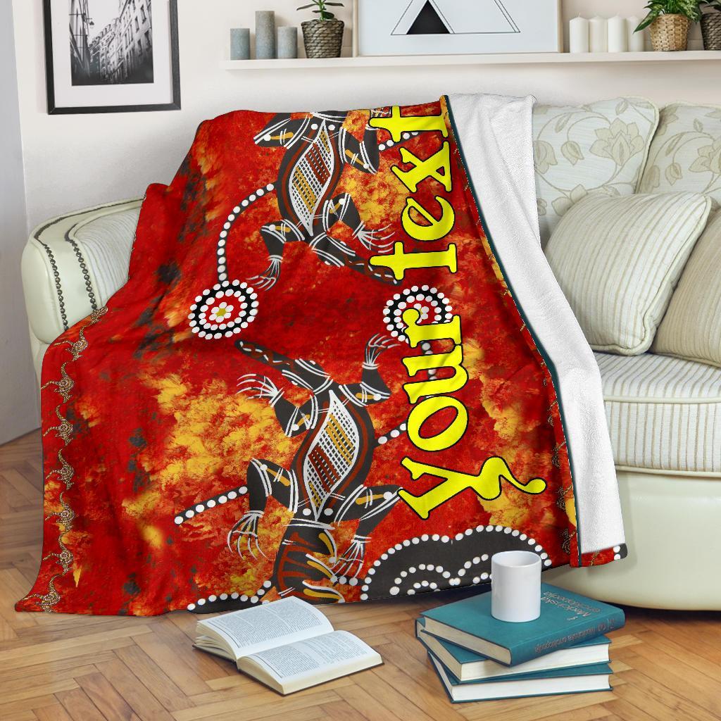 custom-blankets-aboriginal-crocodile-and-kangaroo