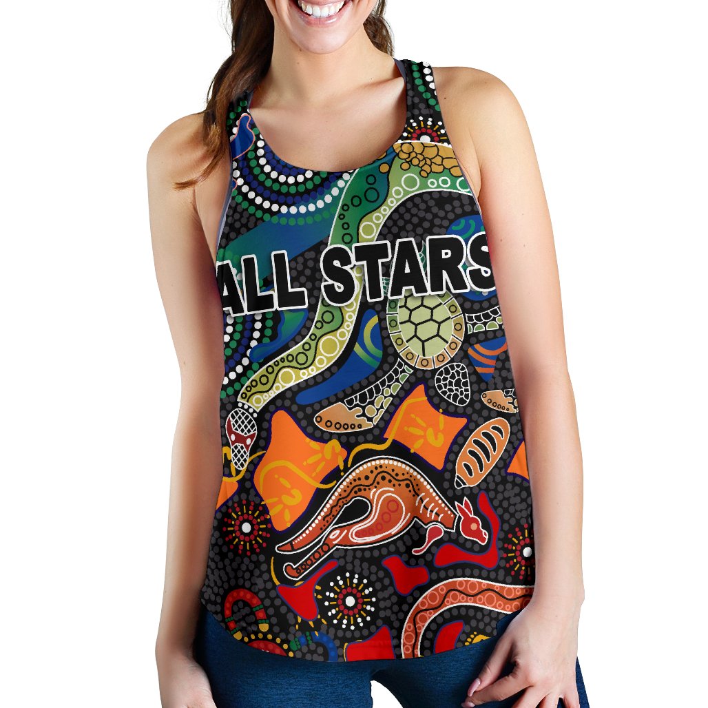 Indigenous Women Racerback Tank All Stars Pride Version - Vibe Hoodie