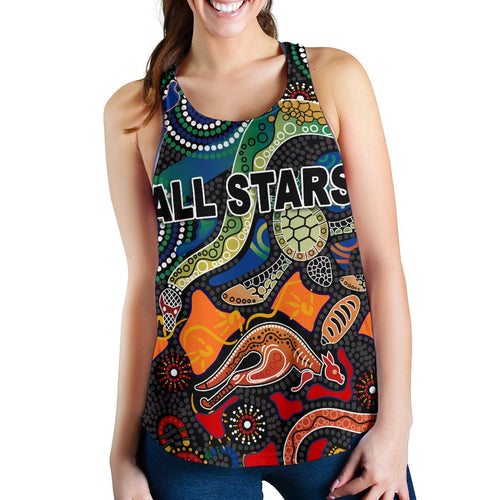 Indigenous Women Racerback Tank All Stars Pride Version - Vibe Hoodie