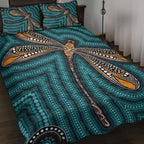 aboriginal-quilt-bed-set-indigenous-dragonfly