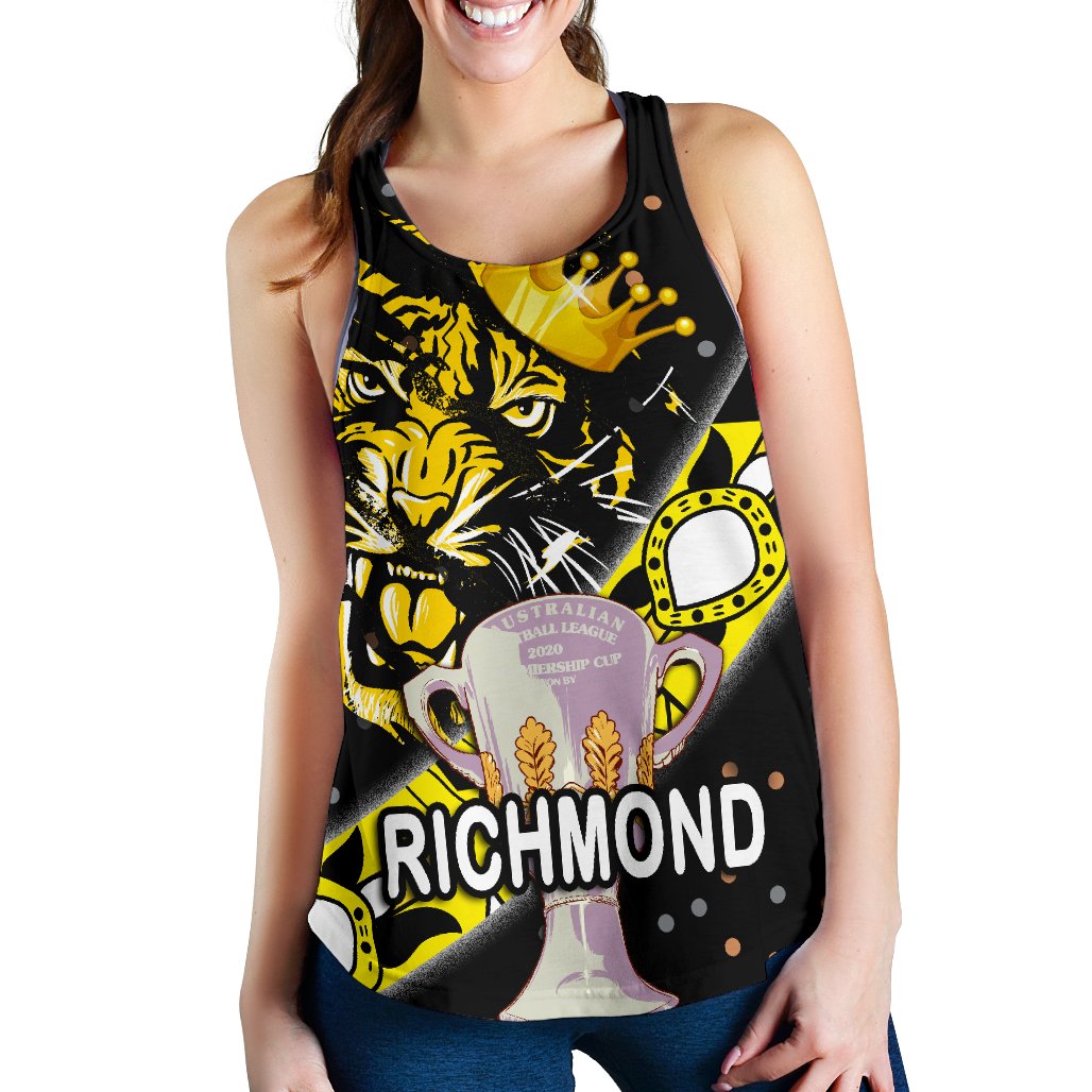 Richmond Premier Women Racerback Tank Tigers Dotted - Vibe Hoodie