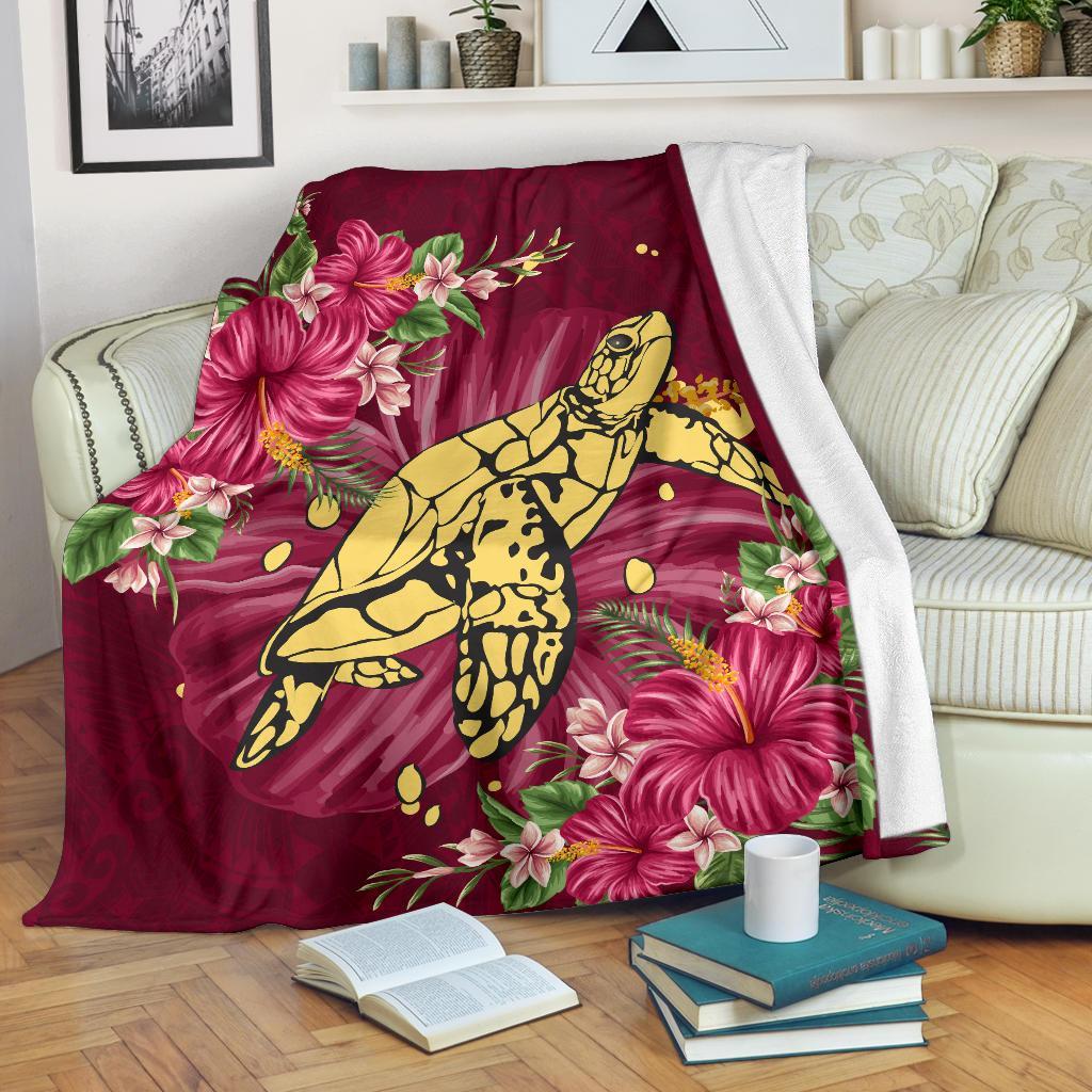 new-zealand-premium-blanket-turtle-polynesian-hibiscus