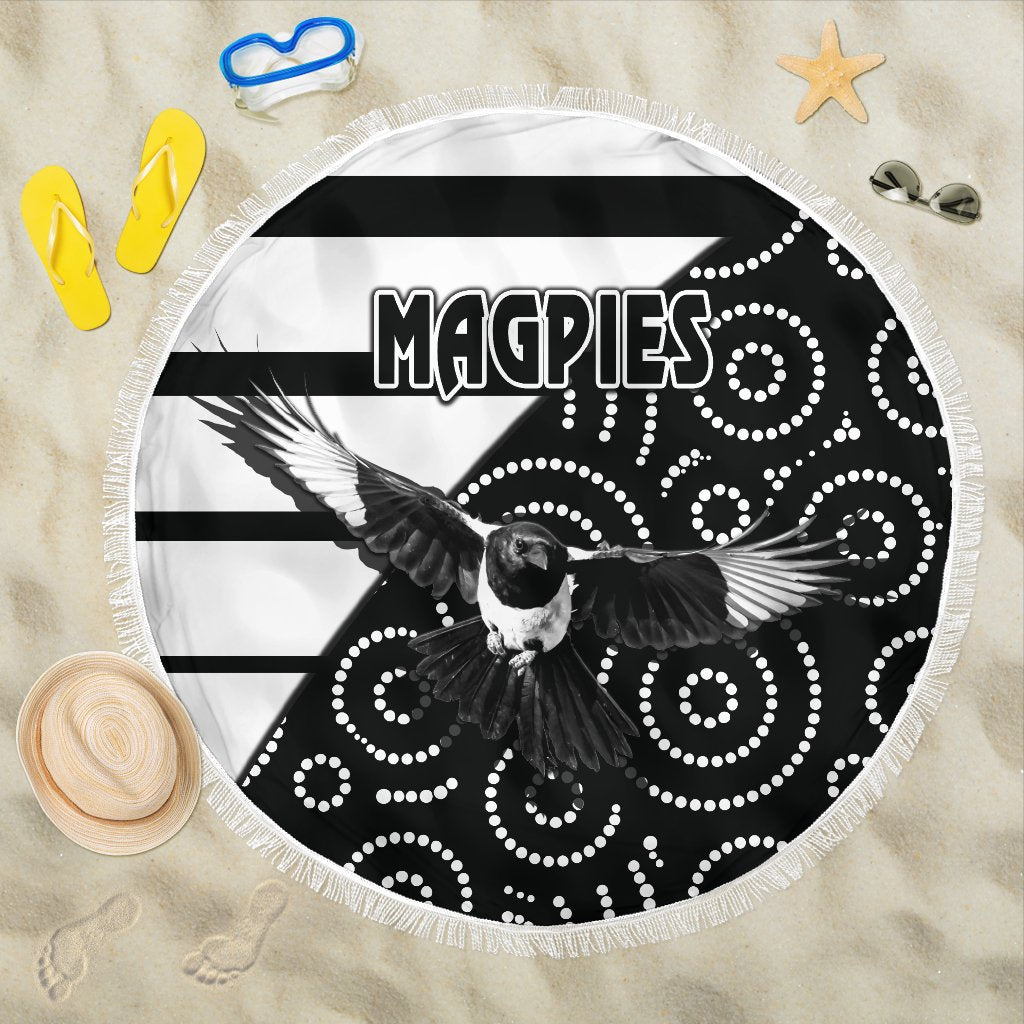 western-suburbs-magpies-beach-blanket-simple-indigenous
