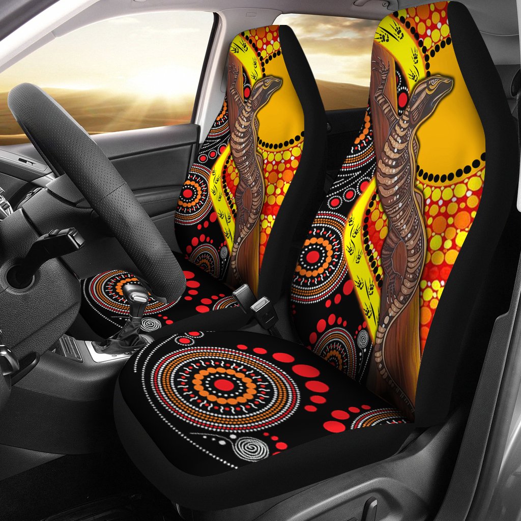 car-seat-covers-australian-aboriginal-dot-painting-sun-and-lizard