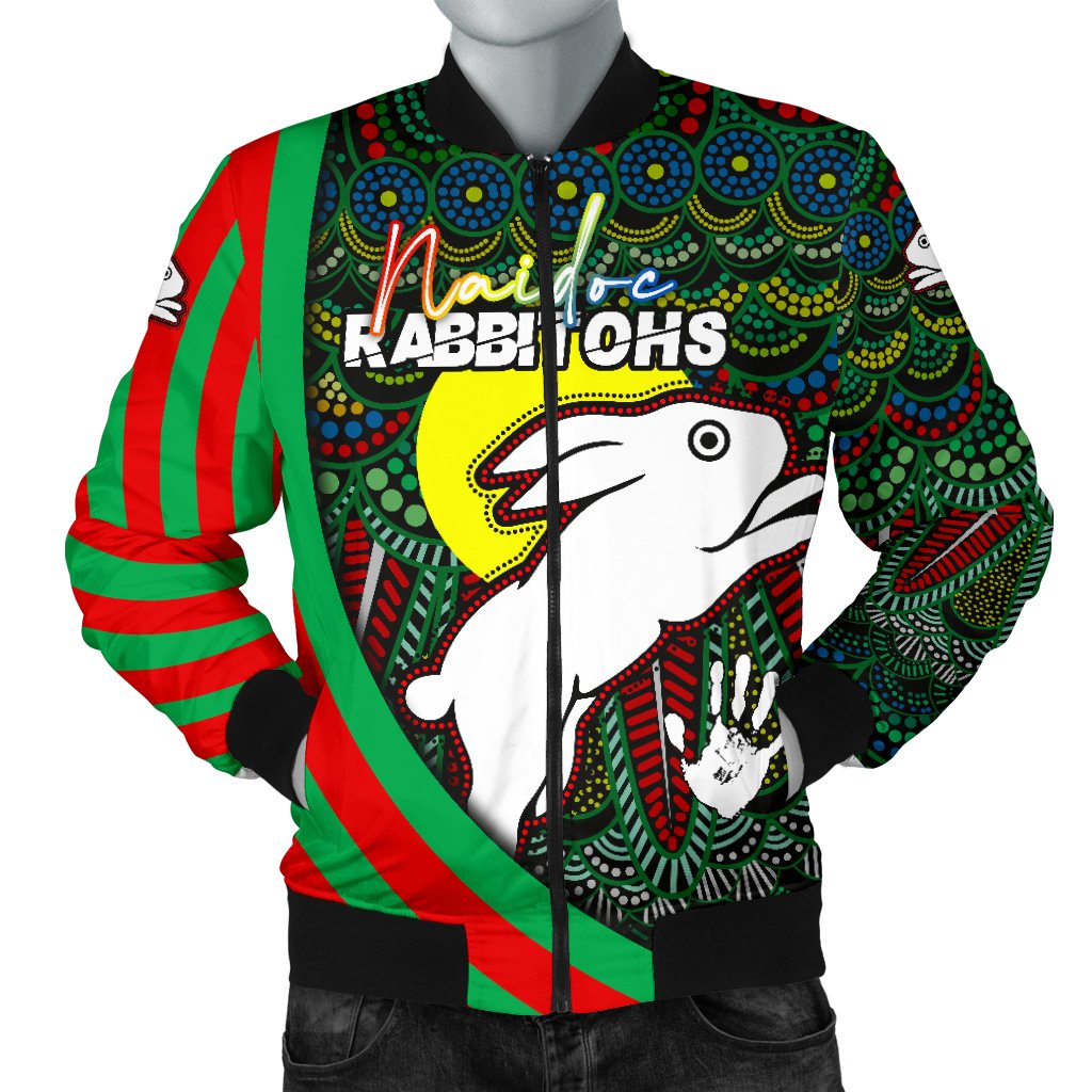 custom-personalised-rabbitohs-naidoc-week-mens-bomber-jacket-indigenous-version-special
