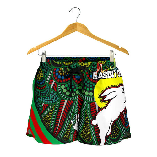 Rabbitohs Naidoc Week All Over Print Women's Shorts Indigenous Version Special - Vibe Hoodie