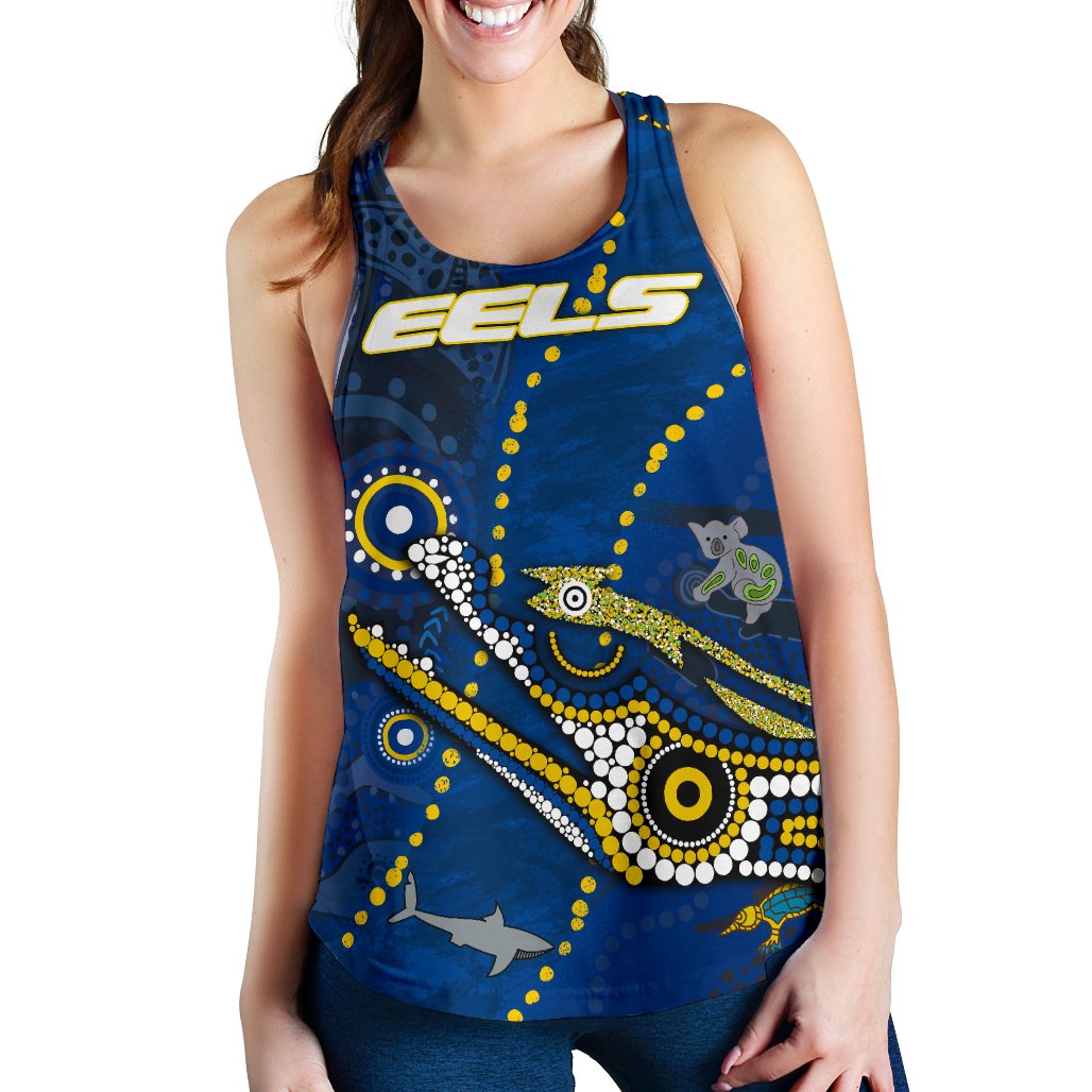 Eels Indigenous Women Racerback Tank Parramatta - Vibe Hoodie