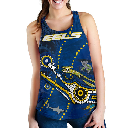 Eels Indigenous Women Racerback Tank Parramatta - Vibe Hoodie