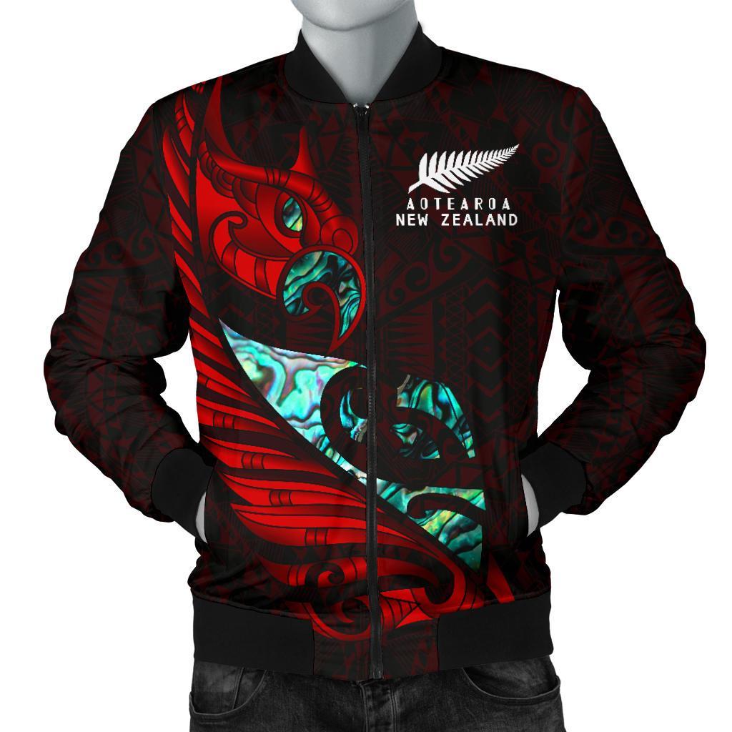new-zealand-bomber-jacket-for-men-manaia-paua-fern-wing-red