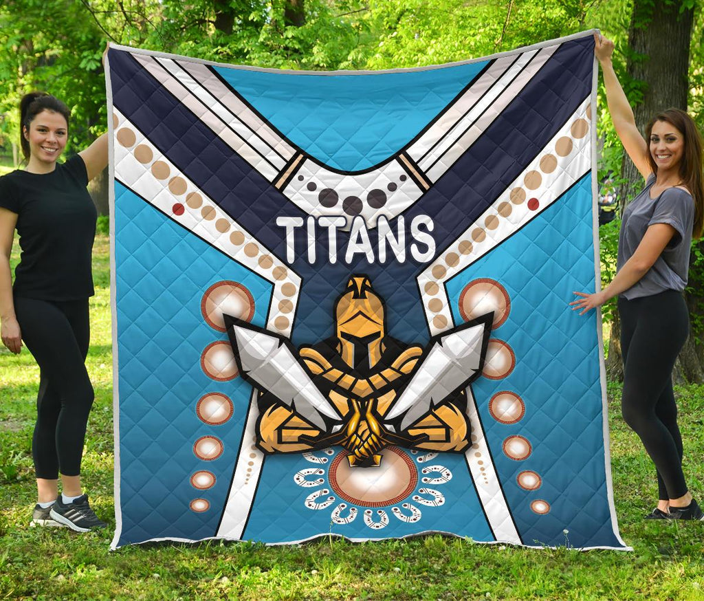 gold-coast-premium-quilt-titans-gladiator-simple-indigenous
