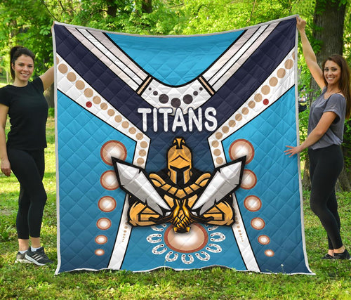 gold-coast-premium-quilt-titans-gladiator-simple-indigenous