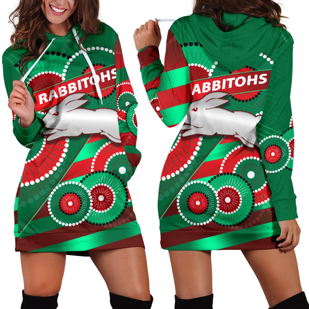 rabbitohs-women-hoodie-dress-indigenous-bravery