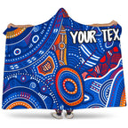 custom-text-aboriginal-hooded-blanket-indigenous-footprint-patterns-blue-color