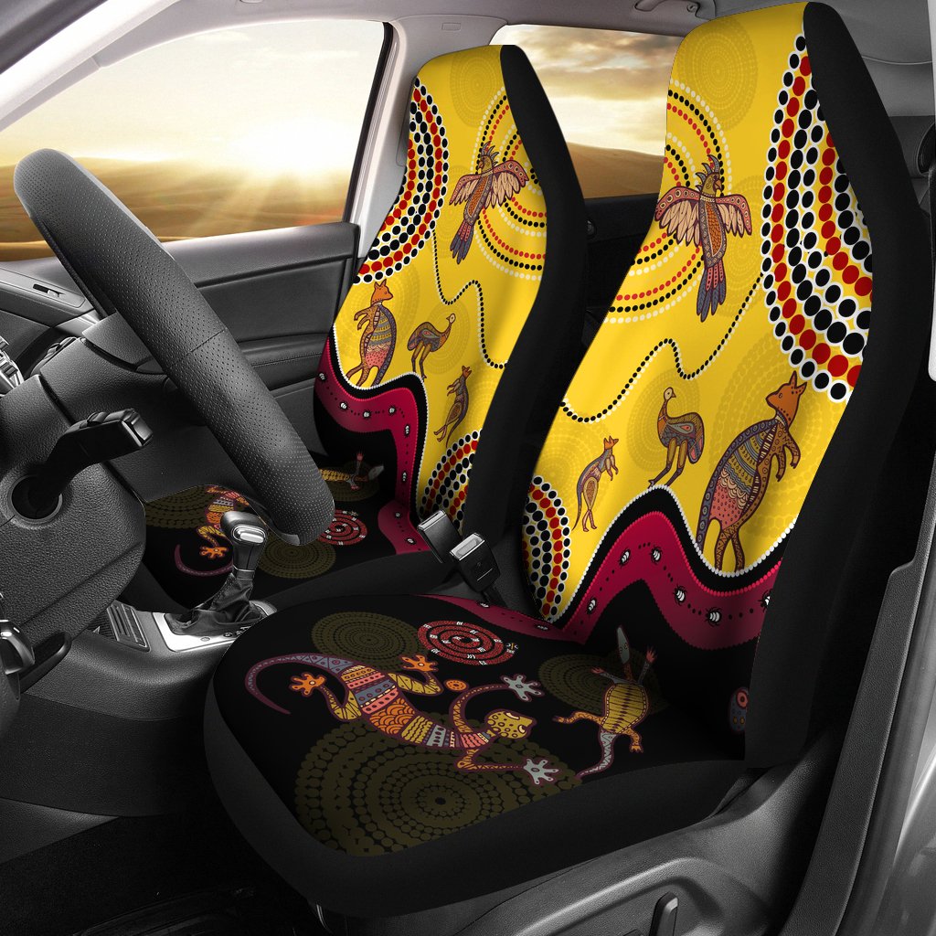 aboriginal-car-seat-covers-indigenous-animals-life-art