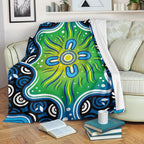 aboriginal-premium-blabnket-indegenous-dot-painting-art
