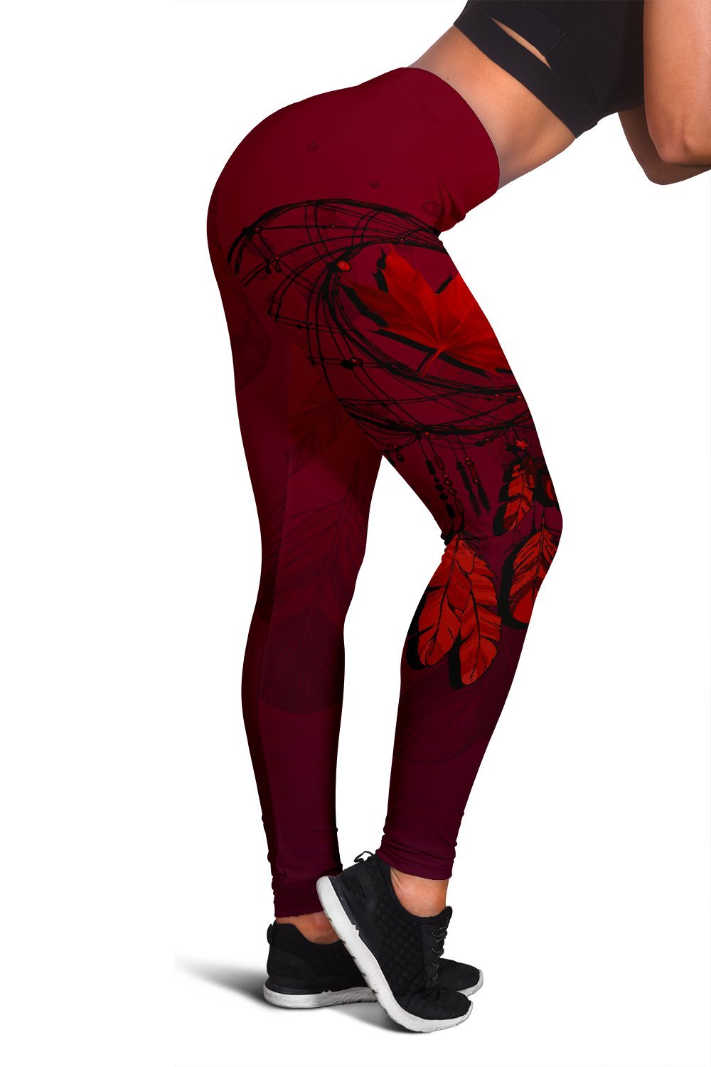 canada-maple-leaf-dreamcatcher-womens-leggings
