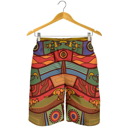 mens-shorts-aboriginal-art-with-animals