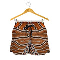 Aboriginal Shorts, Indigenous Dot Painting Women - Vibe Hoodie