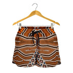 Aboriginal Shorts, Indigenous Dot Painting Women - Vibe Hoodie
