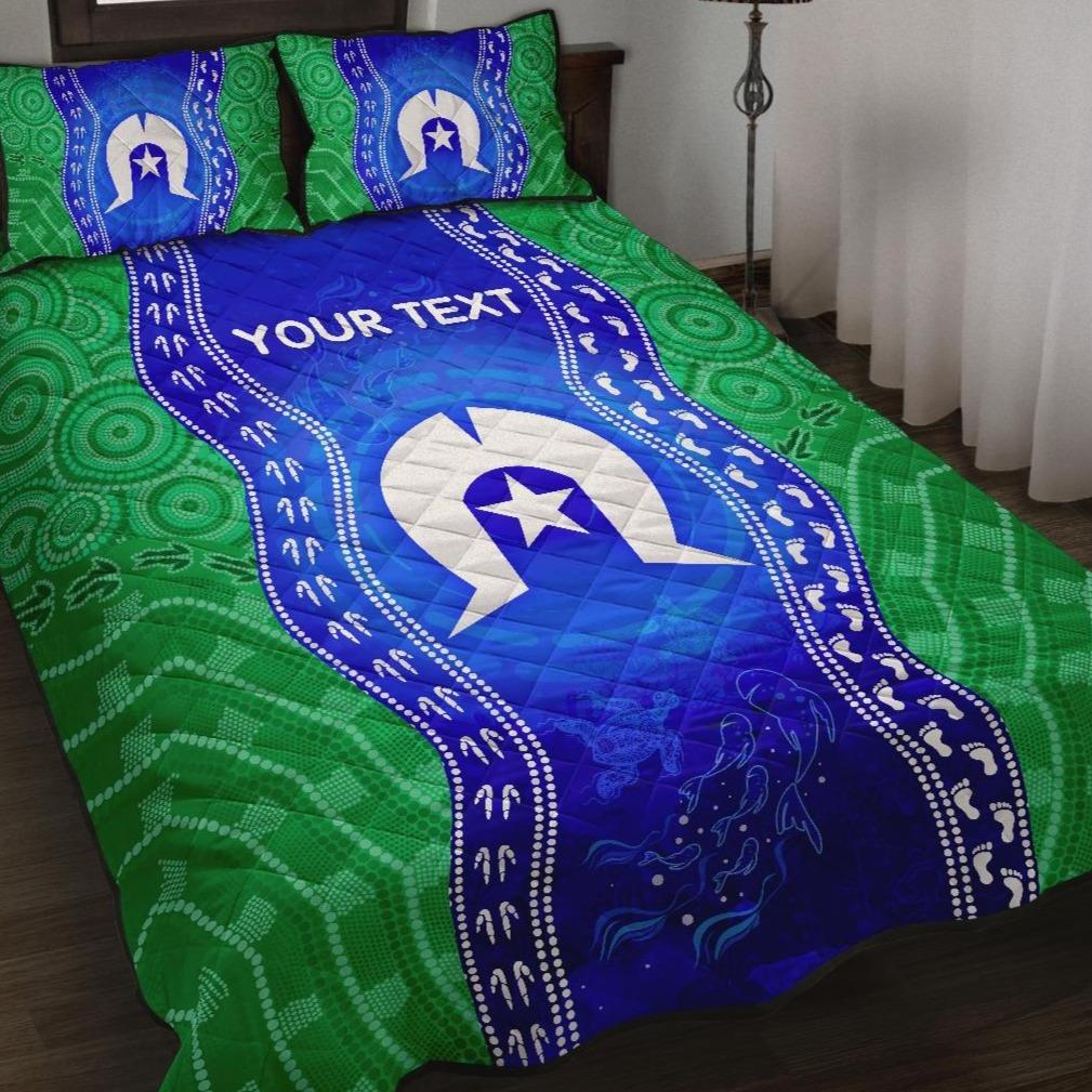 custom-torres-strait-islanders-quilt-bed-set-torres-symbol-with-aboriginal-patterns