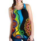Racerback Tank - Aboriginal Tank Blue Dream - Women - Vibe Hoodie