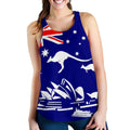 Racerback Tank - Sydney Opera Tank Top Kangaroo Aus Flag - Women - Vibe Hoodie