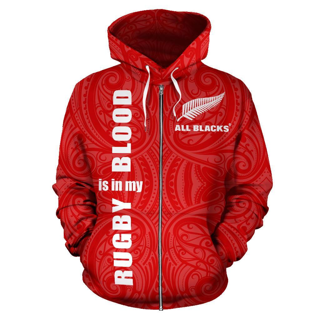 rugby-is-in-my-blood-zip-hoodie-red