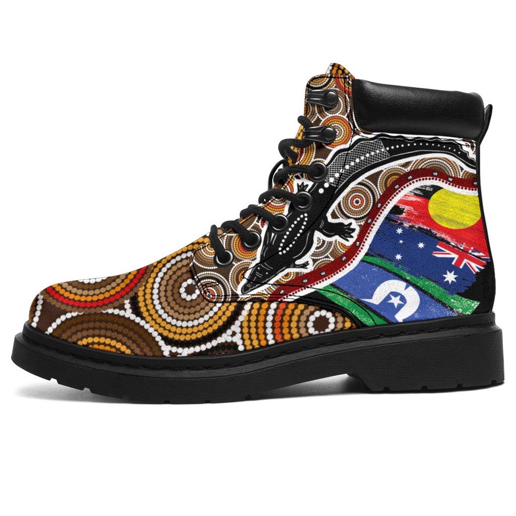 all-season-boots-australian-aboriginal-crocodile-with-naidoc-flags