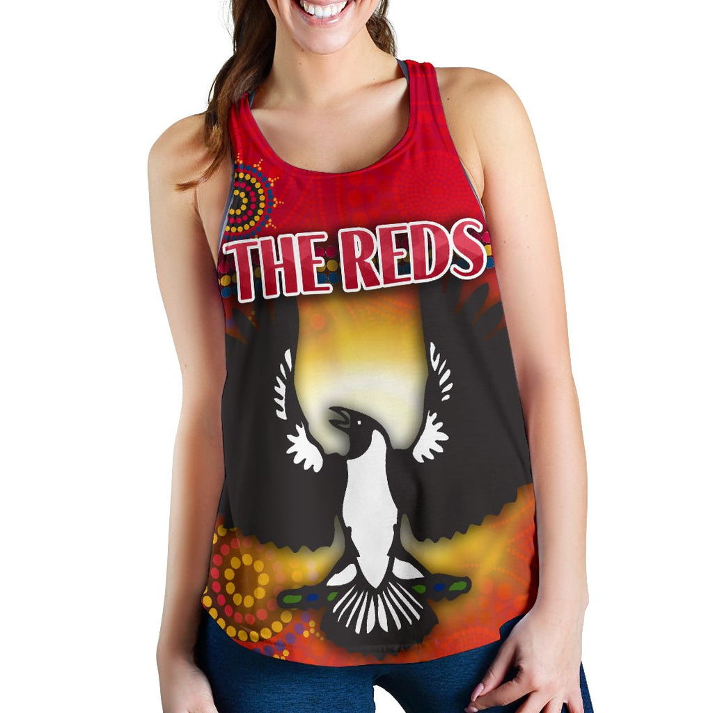 Adelaide Women Racerback Tank The Reds - Vibe Hoodie