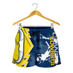 Cowboys All Over Print Women's Shorts - Vibe Hoodie