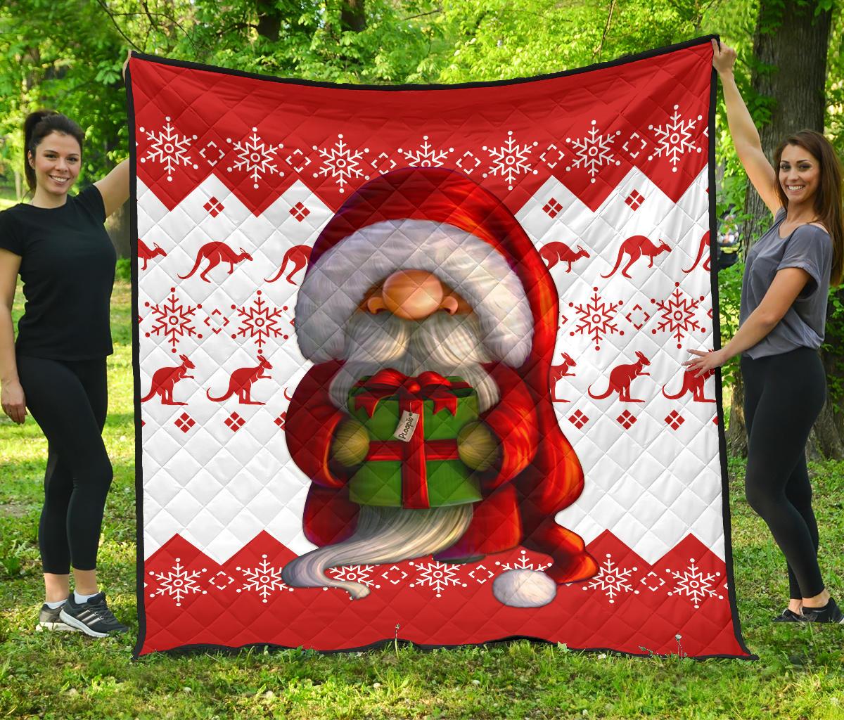 christmas-premium-quilts-christmas-gnome-coverlets-snowflakes