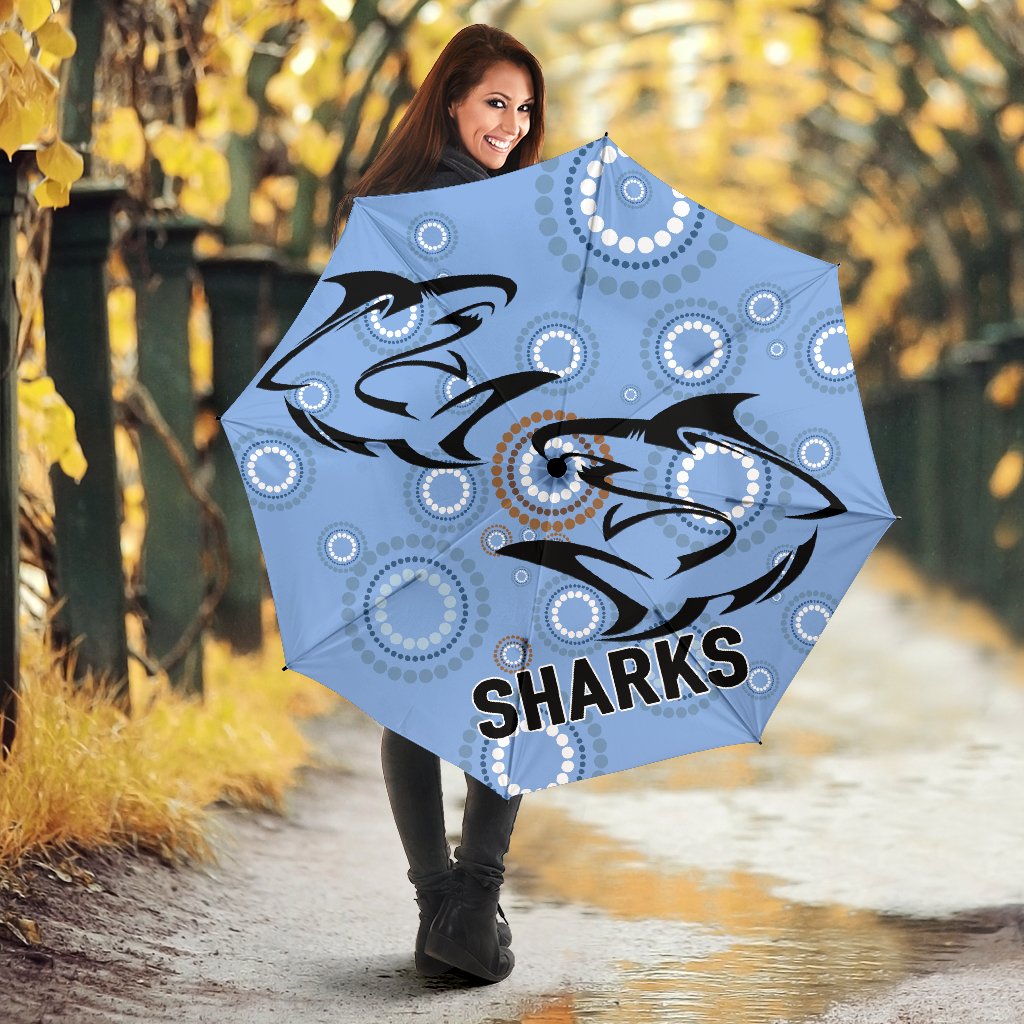 cronulla-all-over-print-umbrellas-sharks-unique-indigenous