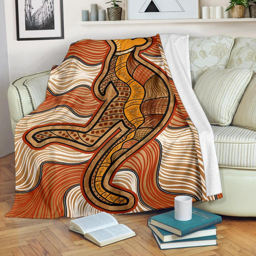 aboriginal-premium-blanket-indigenous-kangaroo-vintage-stye
