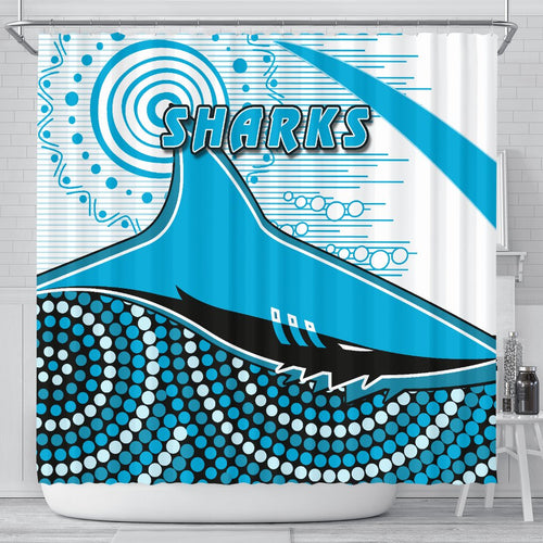 sharks-shower-curtain-cronulla-indigenous-unique