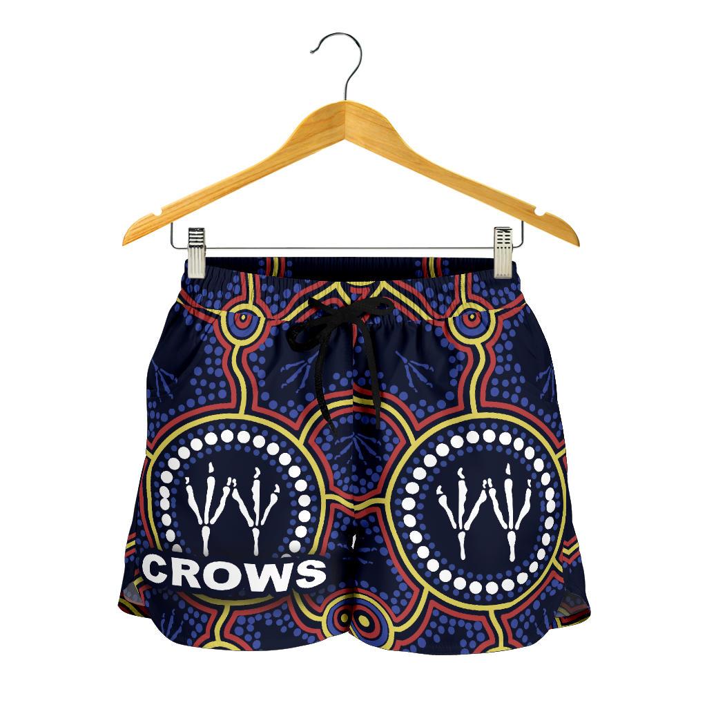 Adelaide Women Shorts Indigenous Crows Footprint - Vibe Hoodie