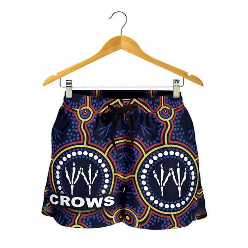 Adelaide Women Shorts Indigenous Crows Footprint - Vibe Hoodie