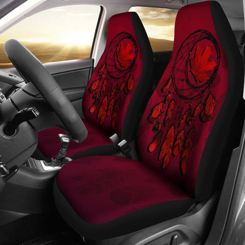 canada-maple-leaf-dreamcatcher-car-seat-covers