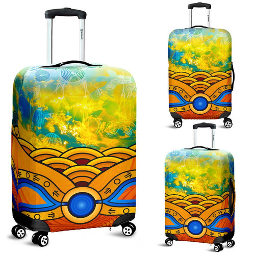 aboriginal-luggage-covers-australia-kangaroo-sky